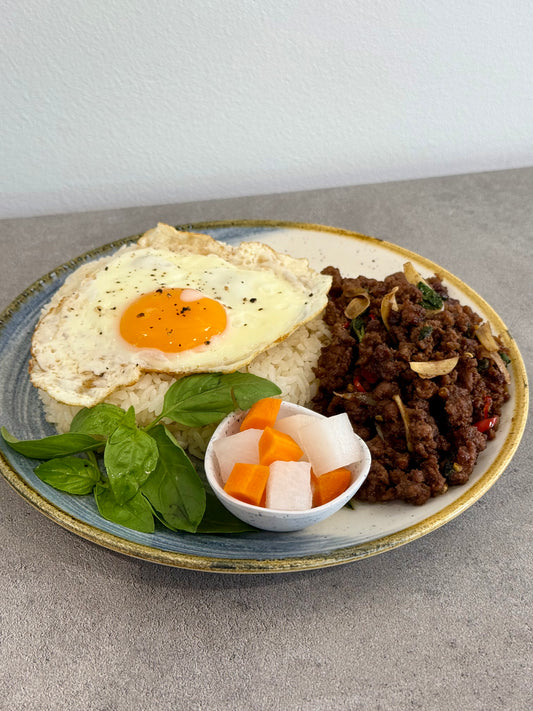 Wok-fried Basil Beef